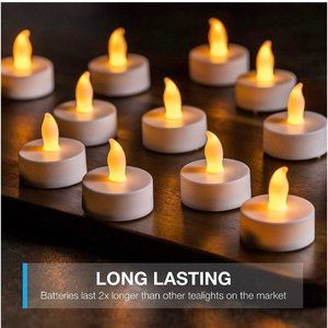 LED Tealight candle 24pcs